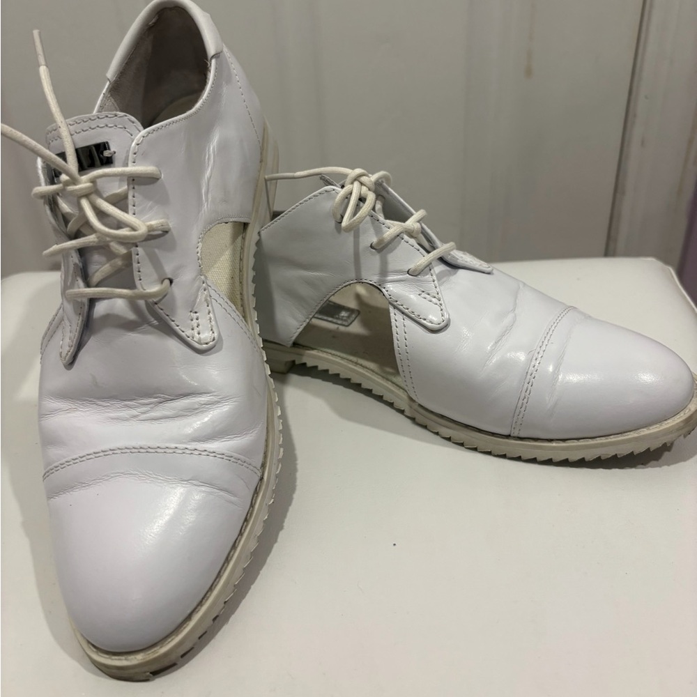 White Leather Men's Shoes